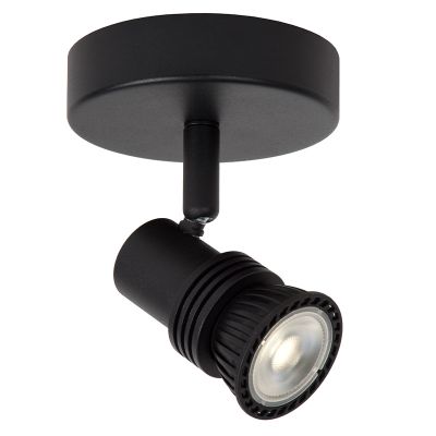 Czarny reflektor ścienny nowoczesny, Kianti