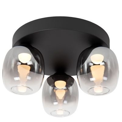 Szary plafon sufitowy nowoczesny, Tamino, 5,6W, 3000K LED