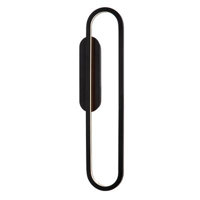 Czarny kinkiet nowoczesny, Thelma, 22W, dim to warm LED