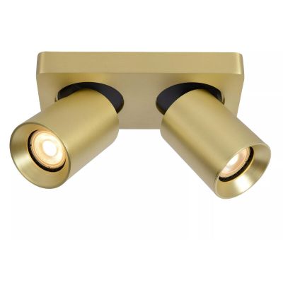 Złoty spot sufitowy nowoczesny, Nigel