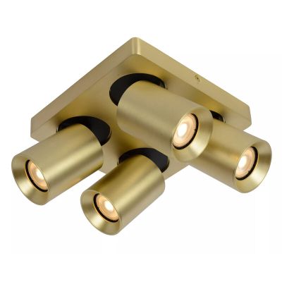 Złoty spot sufitowy nowoczesny, Nigel