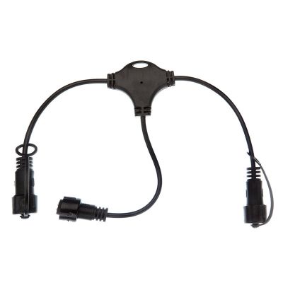 Czarny rozdzielacz T