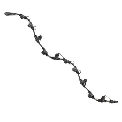 1m czarny kabel dystrybucyjny, z 10 wyjściami