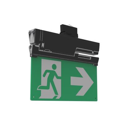 Oświetlenie awaryjne czarne 3-fazowe, Toke, Pro