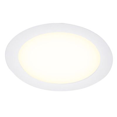 Biały downlight aluminiowy, Umbriel, 6W, 4000K LED, IP44