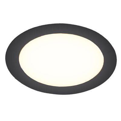 Czarny downlight aluminiowy, Umbriel, 18W, 4000K LED, IP44