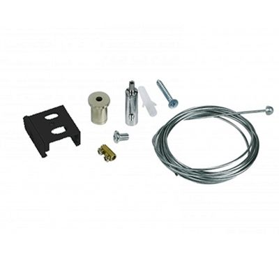 Zestaw wiszący do oświetlenia szynowego 3-fazowego, 3 metry, czarny, Pro