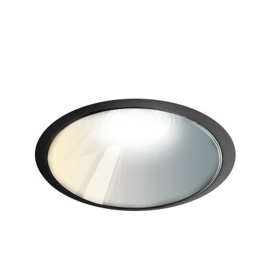 Czarny downlight aluminiowy, Maud, 7W, white switch LED, IP22