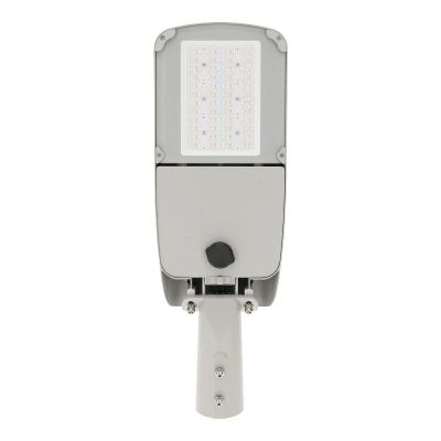 Szara lampa uliczna aluminiowa, Balou, 190W, white switch LED, IP66