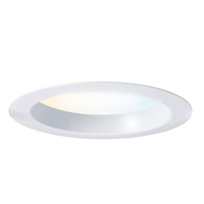 Biały downlight aluminiowy, Otmar, 10W, white switch LED, IP22