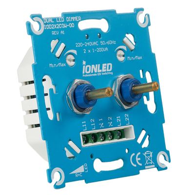 Podwójny ściemniacz LED - 2x0,3-200W