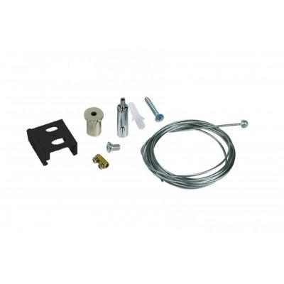 Zestaw wiszący do oświetlenia szynowego 3-fazowego, 1,5 metra, czarny, Pro