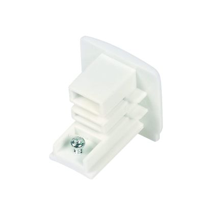 Zaślepka końcowa do 3-fazowego oświetlenia szynowego, biały, Pro