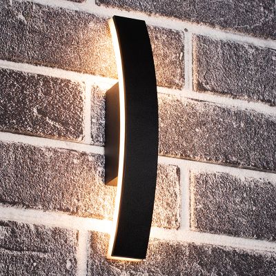 Aluminiowa nowoczesna lampa zewnętrzna antracytowa, Nayomi, 7,5W, 3000K LED, IP54