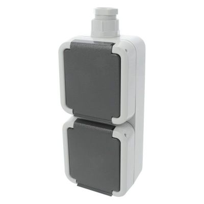 Peha Bryzgoszczelne gniazdo Podwójny dławik ochronny M20