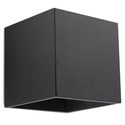 Aluminiowy kinkiet up down czarny, Andro