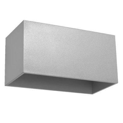 Aluminiowy kinkiet up down szary, Andro