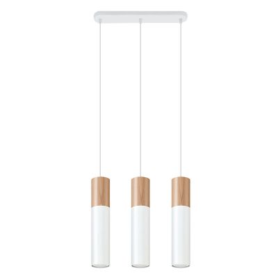 Aluminiowa lampa wisząca brązowa, Francesca