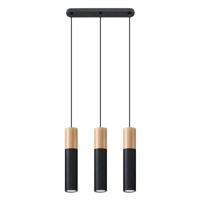 Aluminiowa lampa wisząca brązowa, Francesca