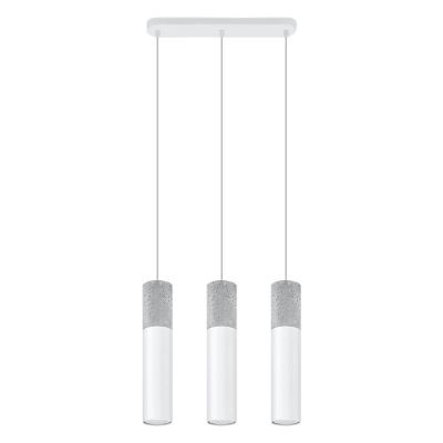 Betonowa lampa wisząca szara, Fardou