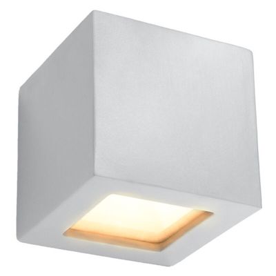 Szklany kinkiet up down szary, Caitlin