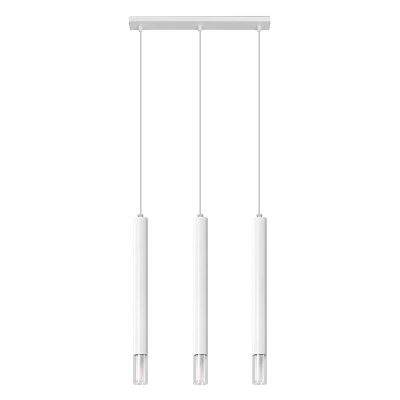 Szklana lampa wisząca biała, Ishani