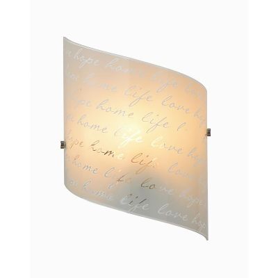 Biały kinkiet design, Anna