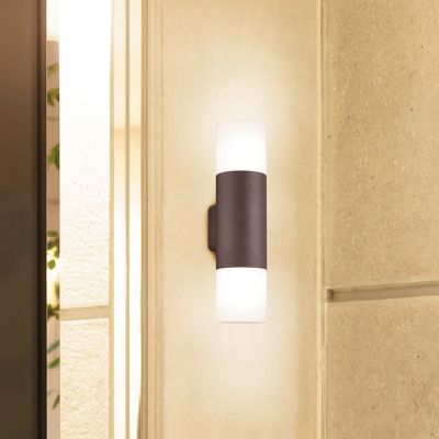 Rdzawa lampa zewnętrzna nowoczesna, Fjelso, IP44