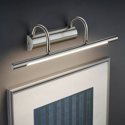 Niklowy oświetlenie obrazu klasyczny, Marino, 8W, 3000K LED