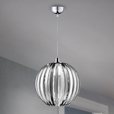Chromowana lampa wisząca design, Latanya