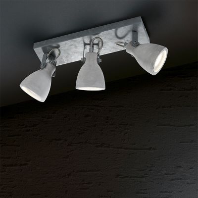 Betonowy spot sufitowy szary, Lamija