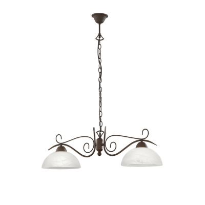 Biała lampa wisząca klasyczna, Jared