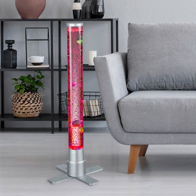 Srebrna lampa stołowa dla dzieci nowoczesna, Nautica, 2,4W, 3000K LED, z przełącznik