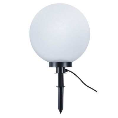 Biała lampa dogruntowa plastikowa, Ytske, IP44