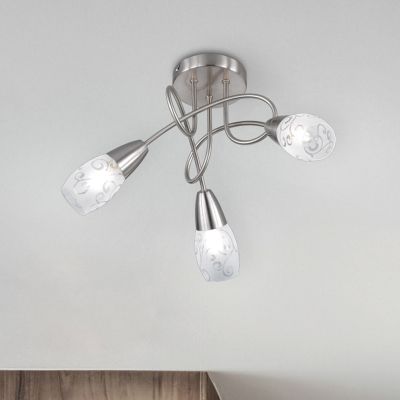 Niklowy plafon sufitowy klasyczny, Venya