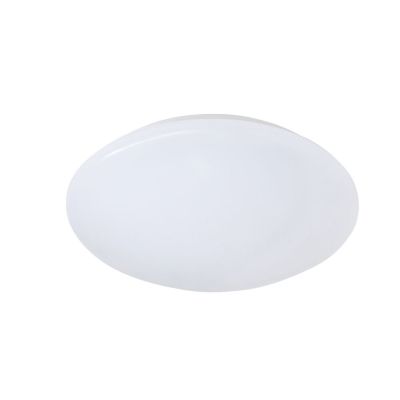 Biały plafon sufitowy plastikowy, Vanysia, 12W, 3000K LED, IP44