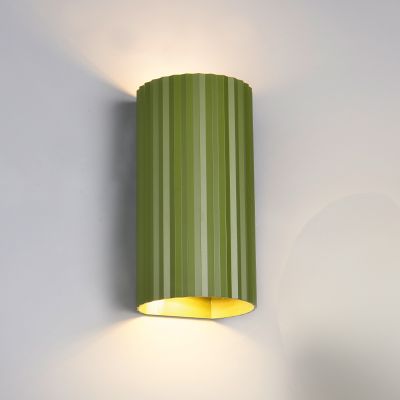 Zielony kinkiet up down nowoczesny, Sieb