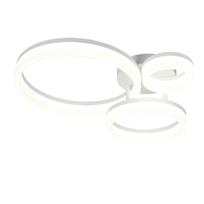 Biała lampa sufitowa design, Ufuk, 32W, 4000K LED