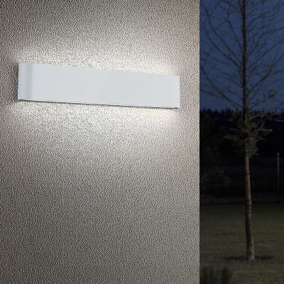 Biała lampa zewnętrzna nowoczesna, Bridlington, 8W, 3000K LED, IP54