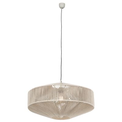 Kremowy lampa wisząca rustykalna, Martyn