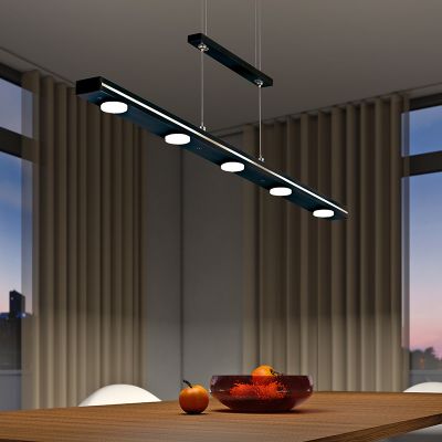 Czarna lampa wisząca nowoczesna, Awa, 3,5W, regulowana ciepła do zimnej bieli LED