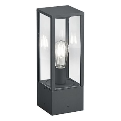 Antracytowa lampa stołowa ogrodowa nowoczesna, Sanna, IP44