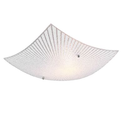 Chromowany plafon sufitowy metalowy, Quinten