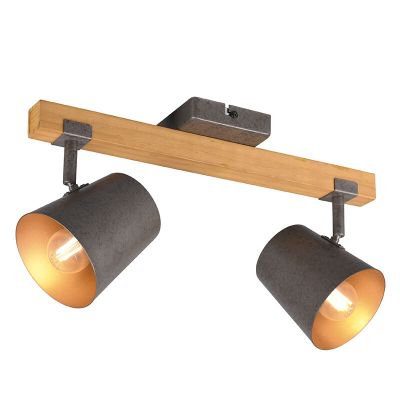 Niklowy spot sufitowy vintage, Keira