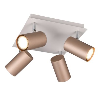 Brązowy spot sufitowy nowoczesny, Kaso