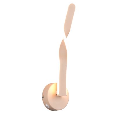 Brązowy kinkiet design, Quirinus, 11W, 4000K LED, z przełącznik