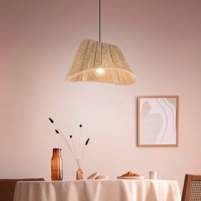 Brązowa lampa wisząca rustykalna, Sakine