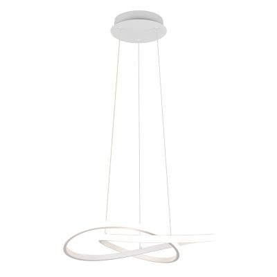 Biała lampa wisząca design, Rabiaa