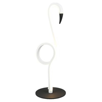 Biała lampa stołowa design, Puk, 6W, 3000K LED, z przełącznik