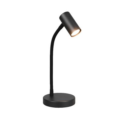 Czarna lampa stołowa nowoczesna, Suradj, z przełącznik